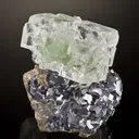 Fluorite on Galena - image 2