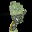 Fluorite on Galena - image 3