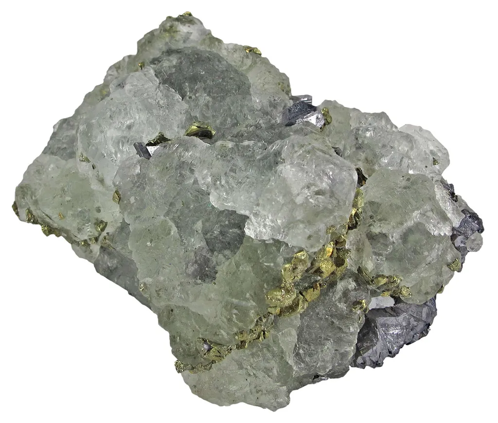 Fluorite on Galena - image 4