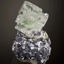 Fluorite on Galena - image 4