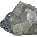 Fluorite on Galena - image 2