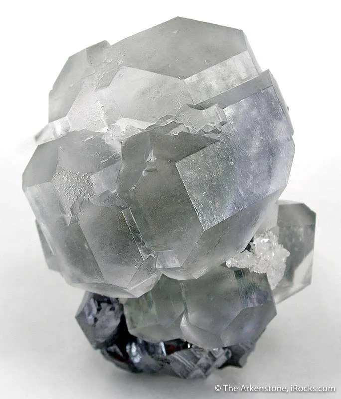 Fluorite on Galena - image 2