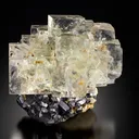 Fluorite on Galena Naica - image 1