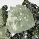 Fluorite on Galena With Pyrite Ps Pyrrhotite - image 2