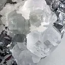 Fluorite on Galena With Quartz - image 2