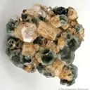 Fluorite on Goshenite Beryl - image 1