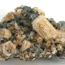 Fluorite on Goshenite Beryl - image 1