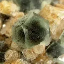 Fluorite on Goshenite Beryl - image 2