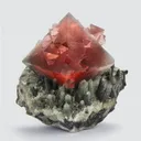 Fluorite on Hedenbergite Quartz, Huanggang Mine, Inner Mongolia, China - image 1