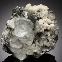 Fluorite on LÖLLINGITE with Dolomite and Arsenopyrite - image 1