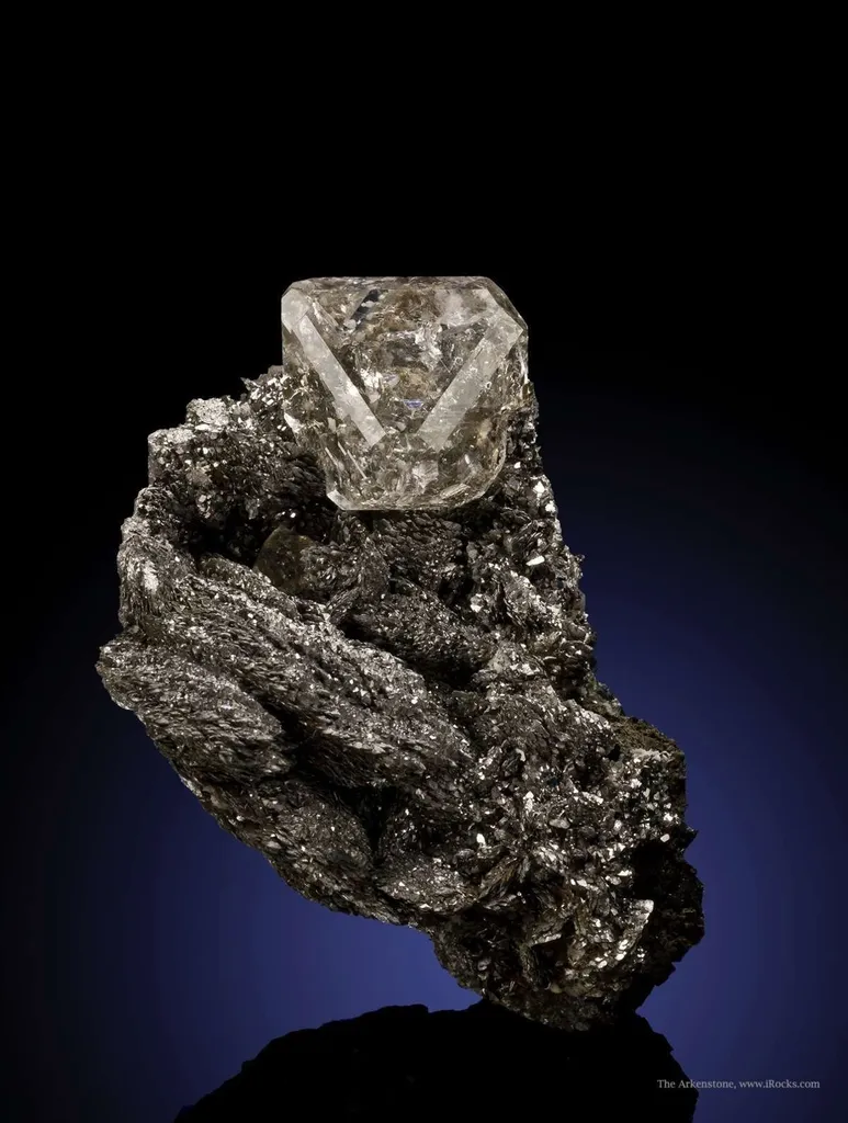 Fluorite on Lollingite - image 4