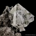 Fluorite on Lollingite - image 1