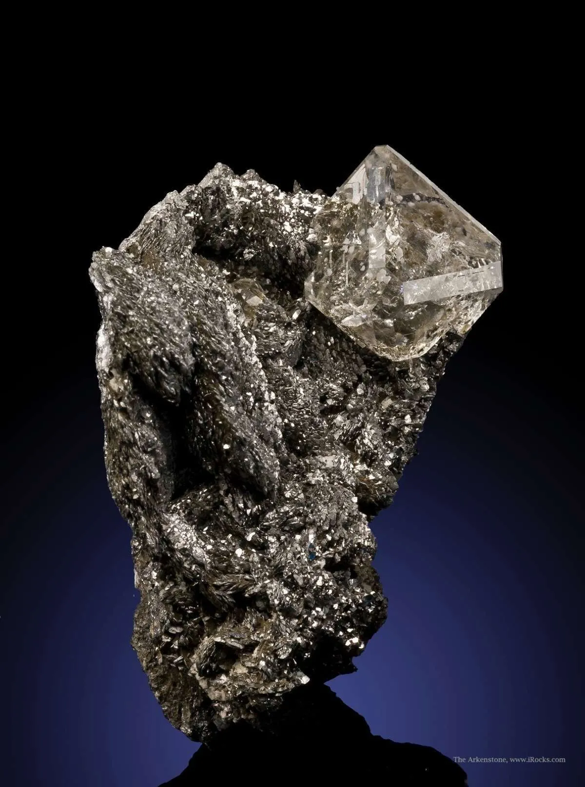 Fluorite on Lollingite - image 3