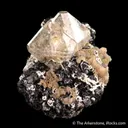 Fluorite on Magnetite and Calcite - image 5