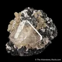 Fluorite on Magnetite and Calcite - image 7