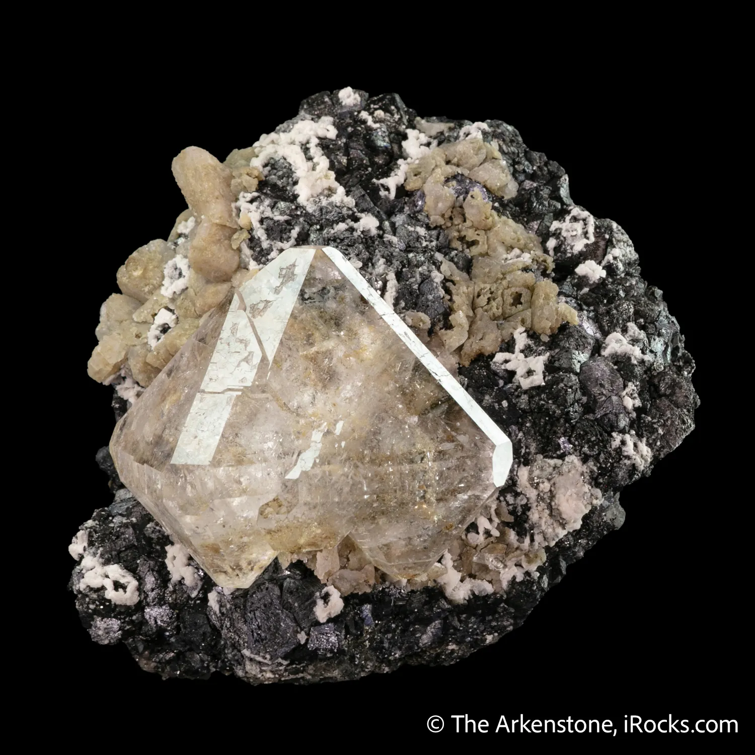Fluorite on Magnetite and Calcite - image 7