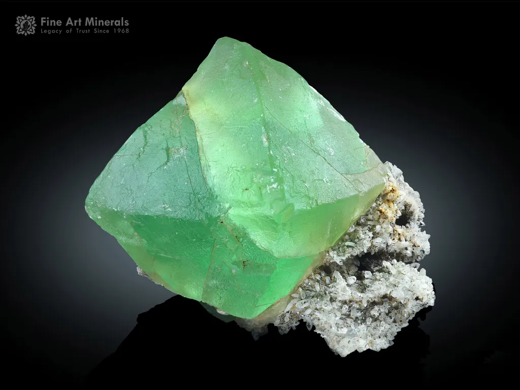 Fluorite on Matrix from Pakistan image