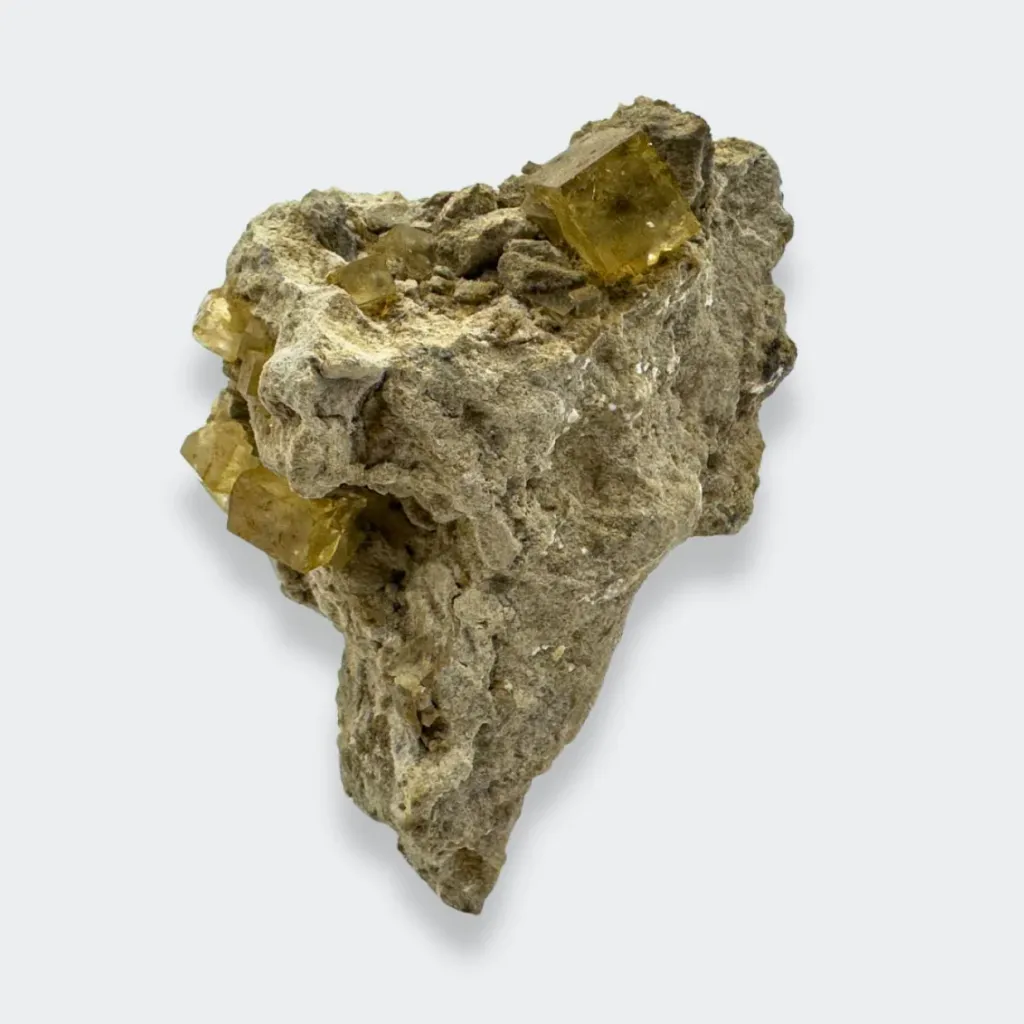 Fluorite on Matrix from USA, Ohio, Clay Center