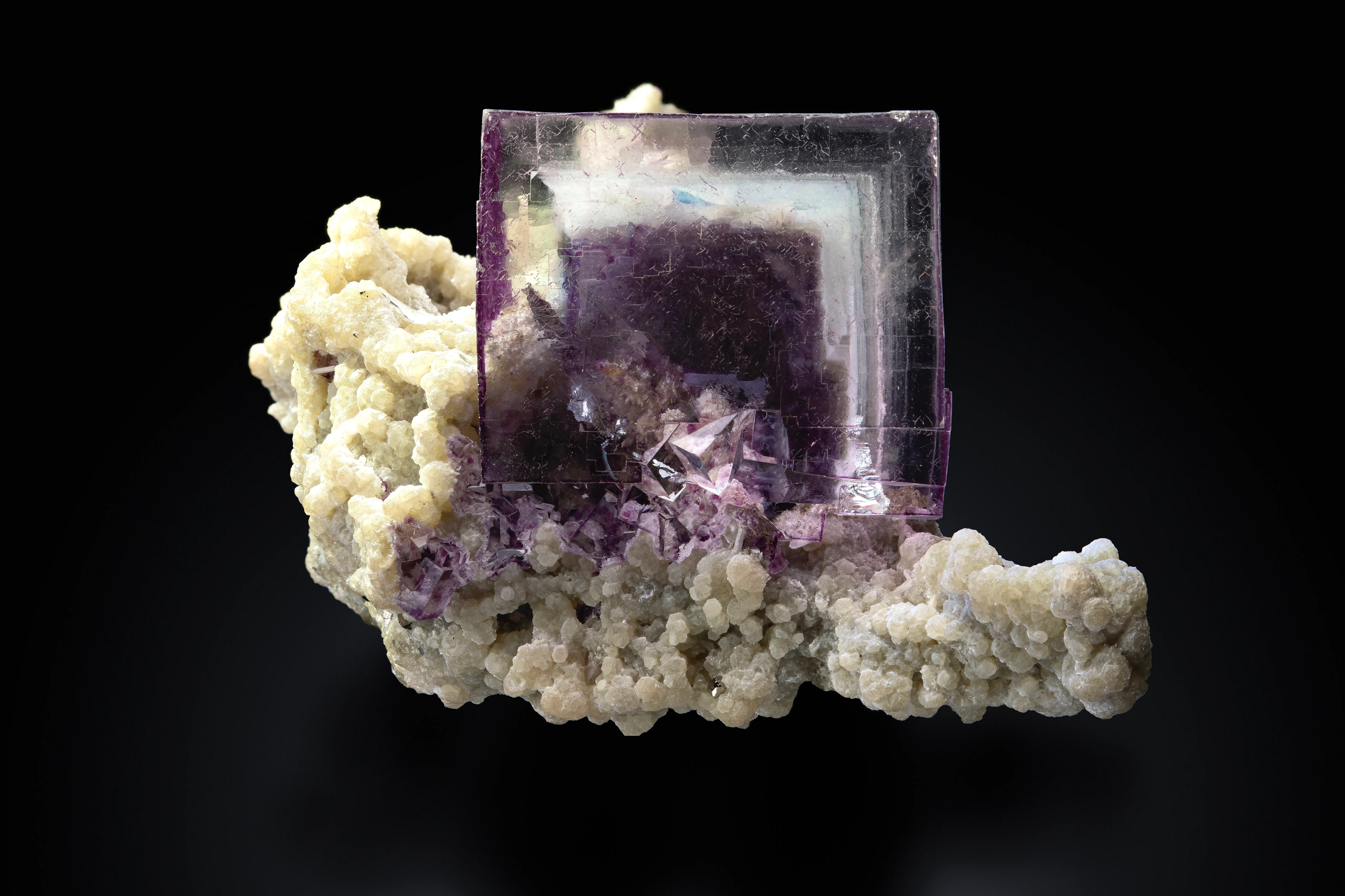 Fluorite on Mica, Yaogangxian Mine China - image 1