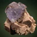 Fluorite on Microcline - image 1