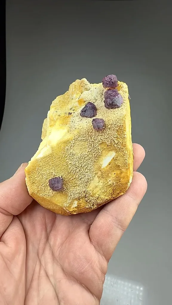 Fluorite on Microcline - image 2