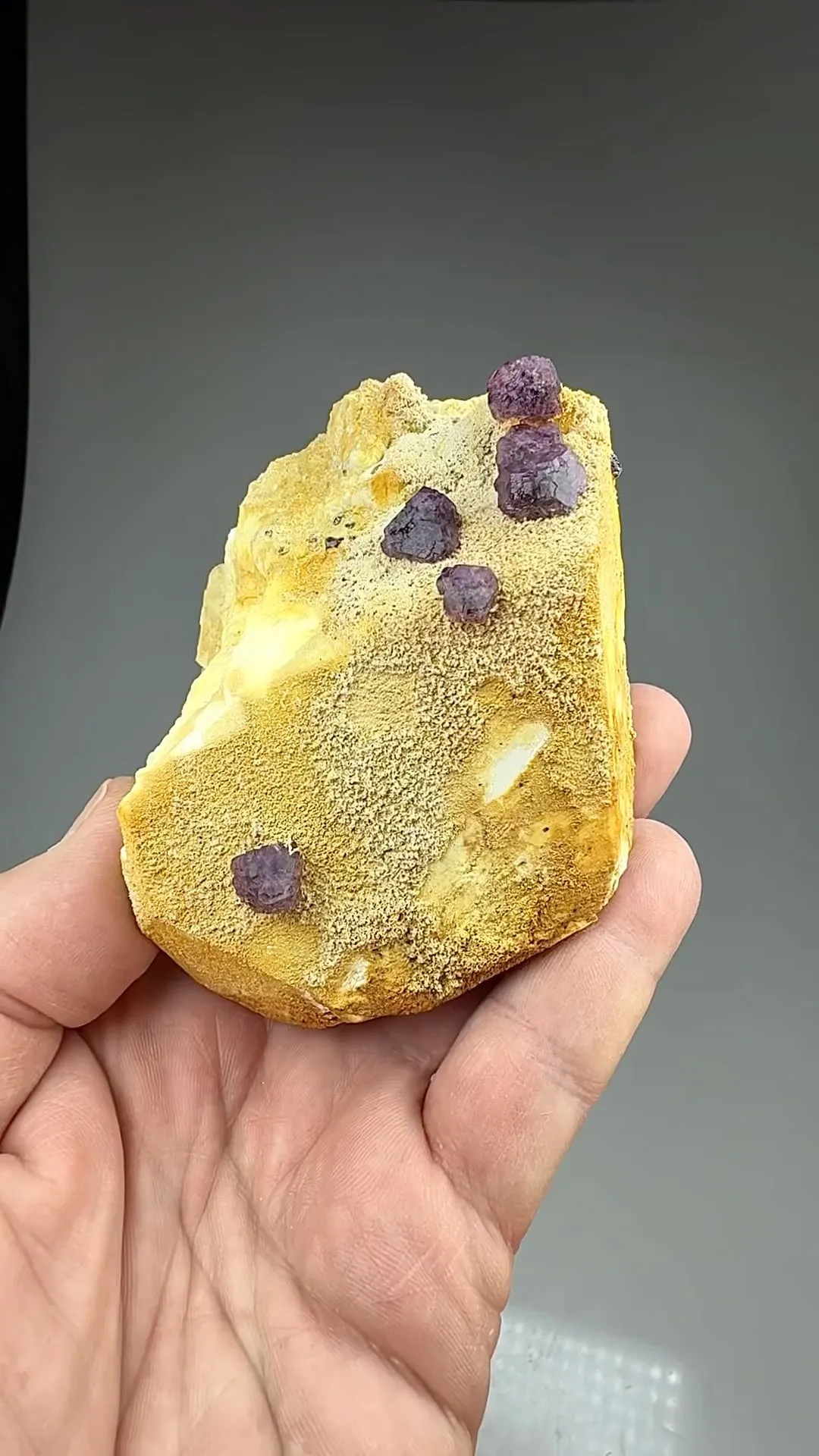 Fluorite on Microcline - image 2