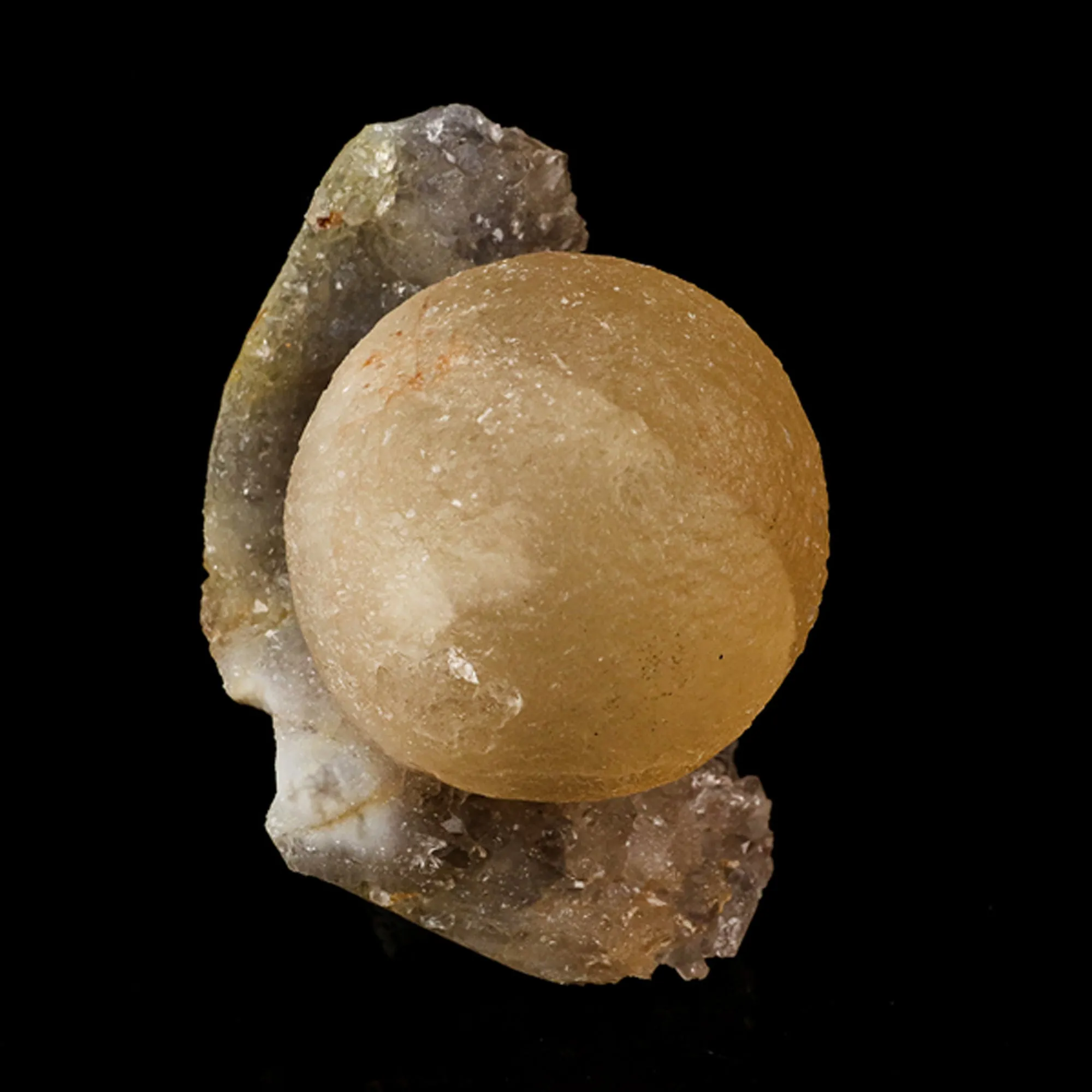 Fluorite on MM Quartz geode Natural Mineral Specimen - image 3