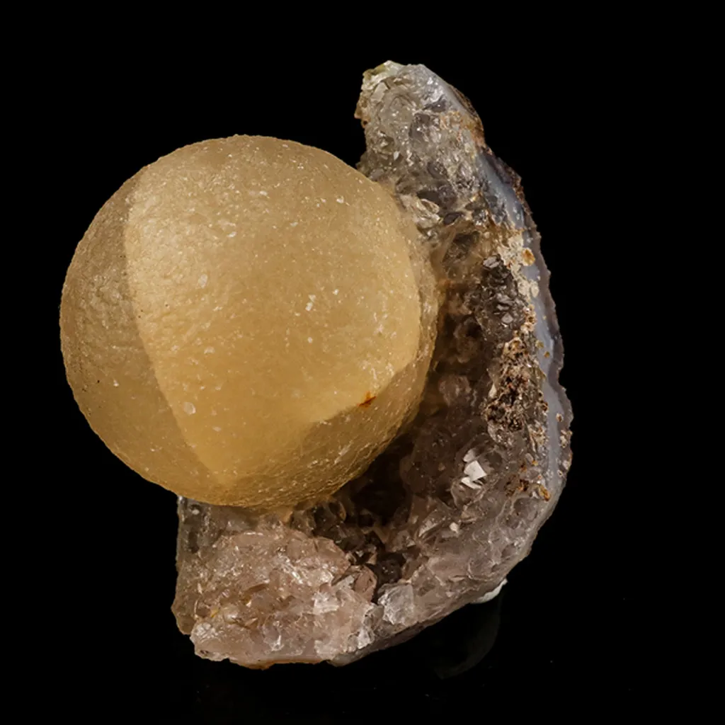 Fluorite on MM Quartz geode Natural Mineral Specimen - image 2