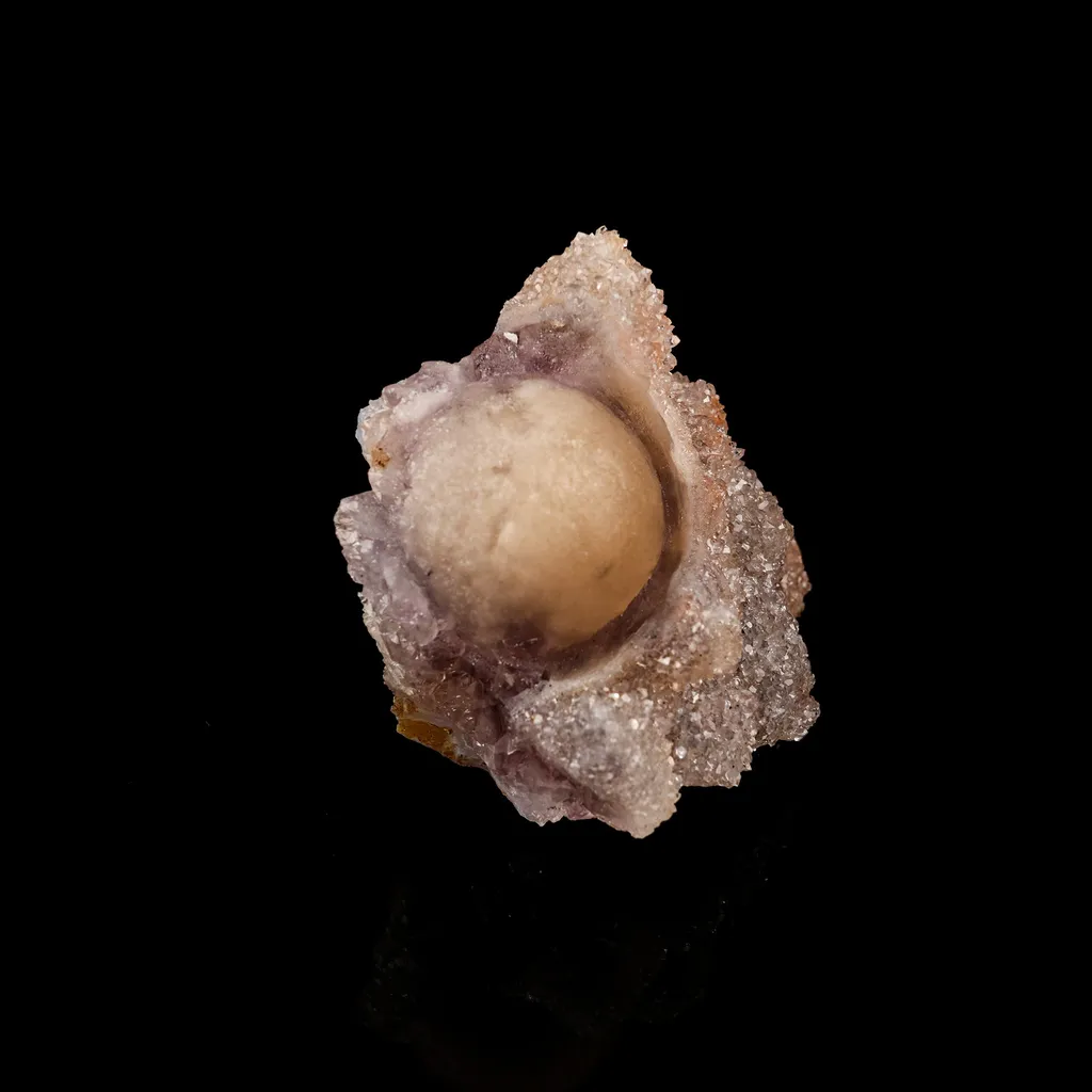 Fluorite on MM Quartz Natural Mineral Specimen - image 3