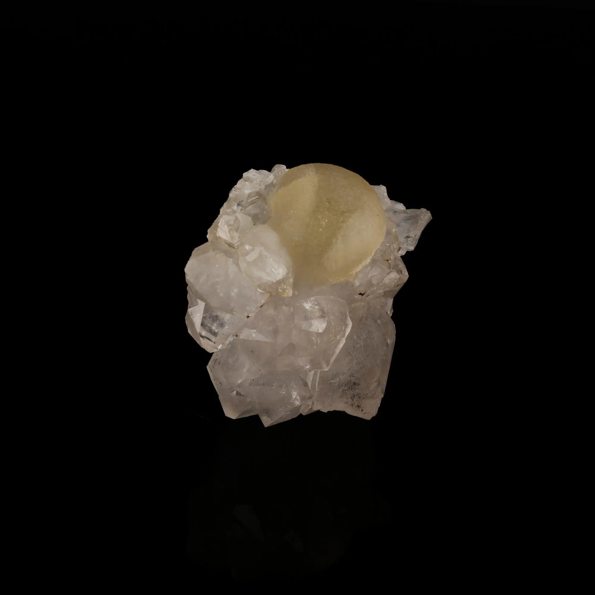 Fluorite on MM Quartz Natural Mineral Specimen - image 3