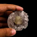 Fluorite on MM Quartz Natural Mineral Specimen - image 6