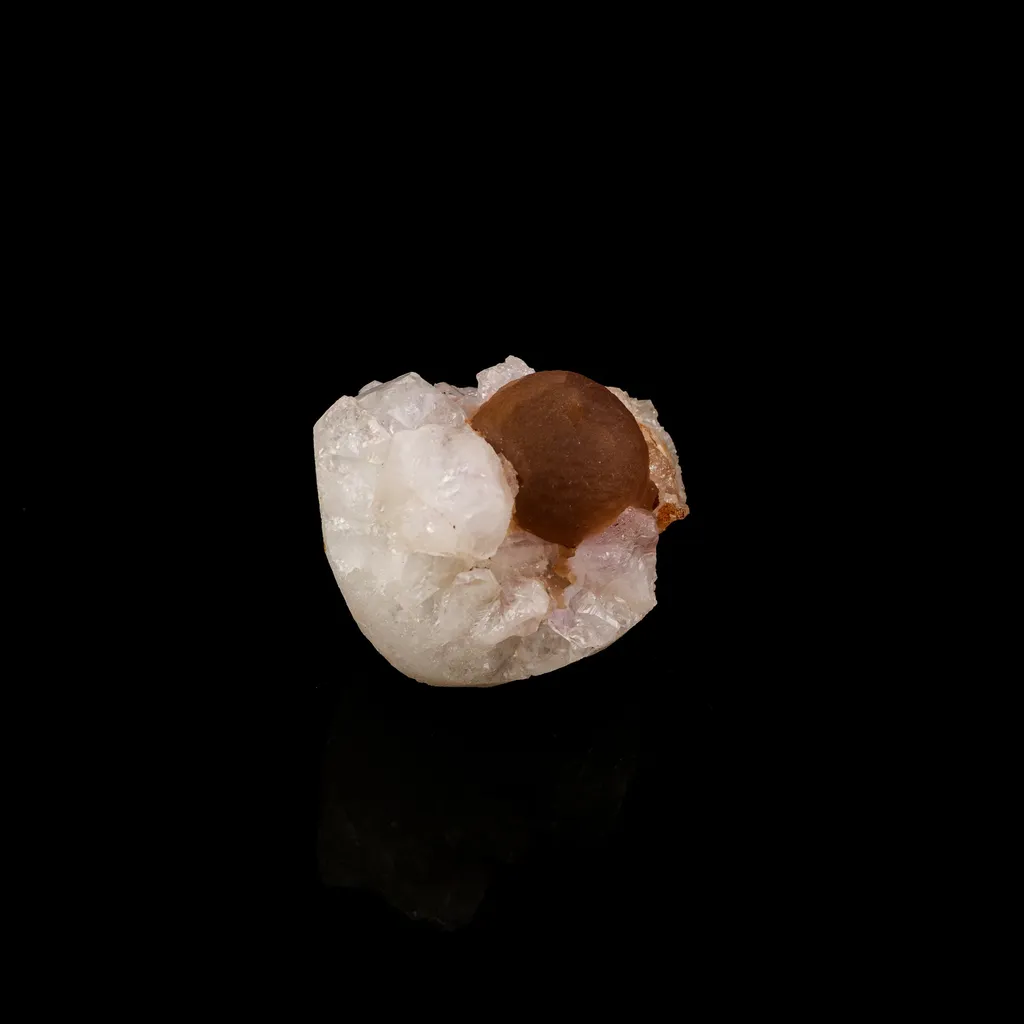 Fluorite on MM Quartz Natural Mineral Specimen - image 3