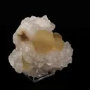 Fluorite on MM Quartz Natural Mineral Specimen - image 2