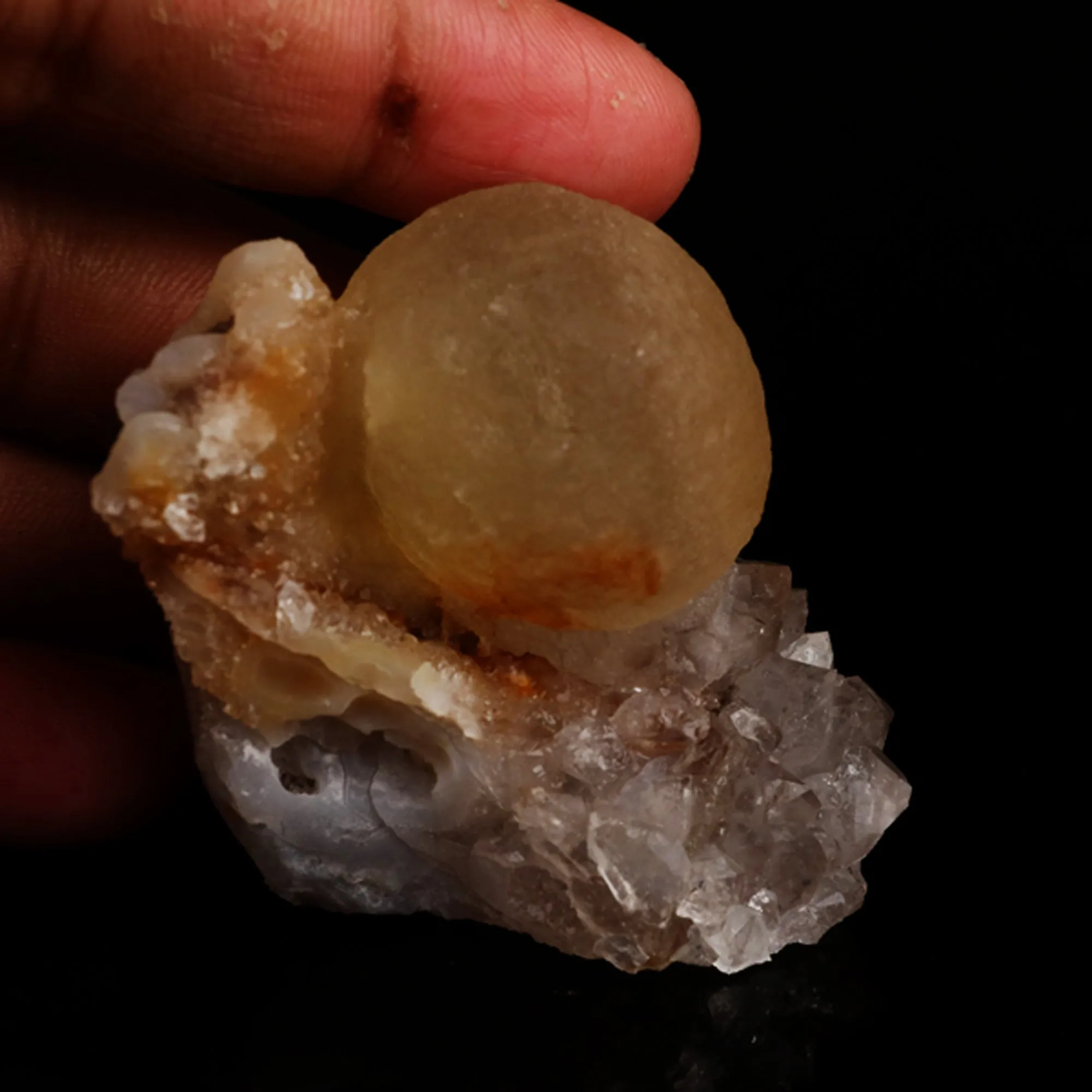 Fluorite on MM Quartz Natural Mineral Specimen - image 5