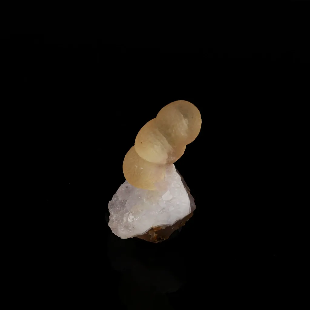 Fluorite on MM Quartz Natural Mineral Specimen - image 2