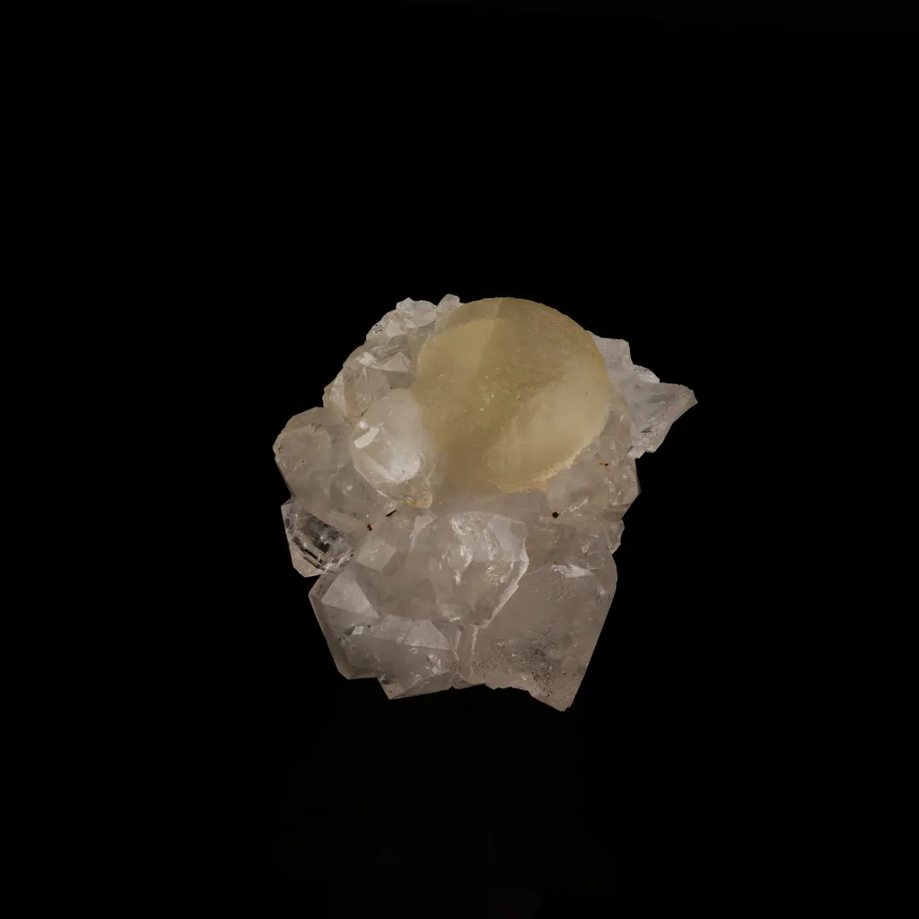 Fluorite on MM Quartz Natural Mineral Specimen image