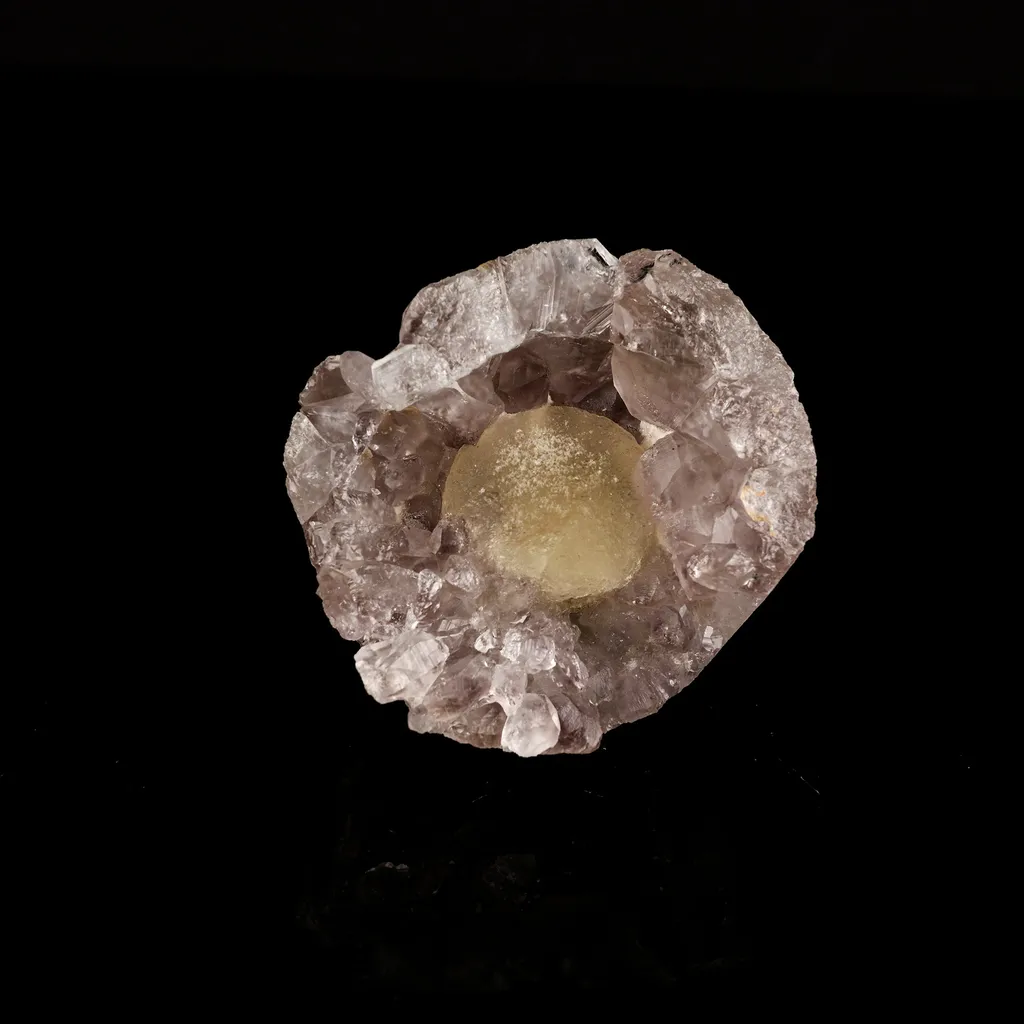 Fluorite on MM Quartz Natural Mineral Specimen image