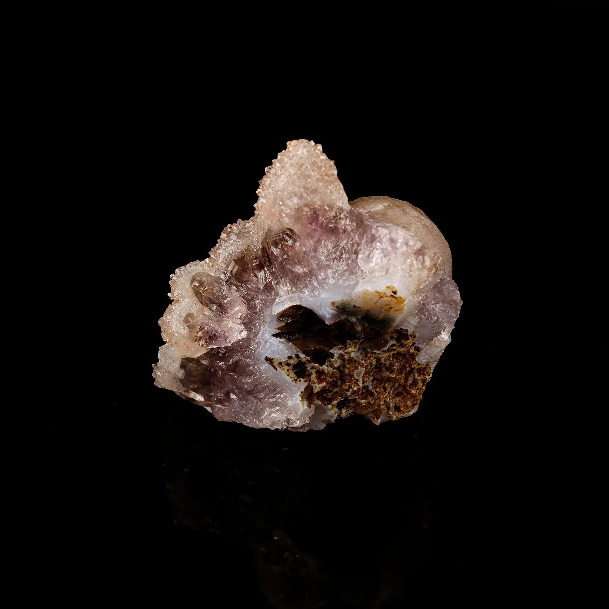 Fluorite on MM Quartz Natural Mineral Specimen - image 5