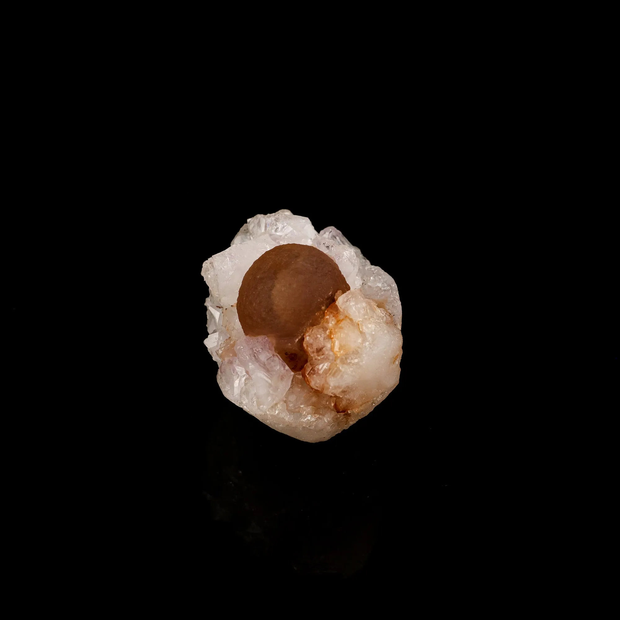 Fluorite on MM Quartz Natural Mineral Specimen - image 2