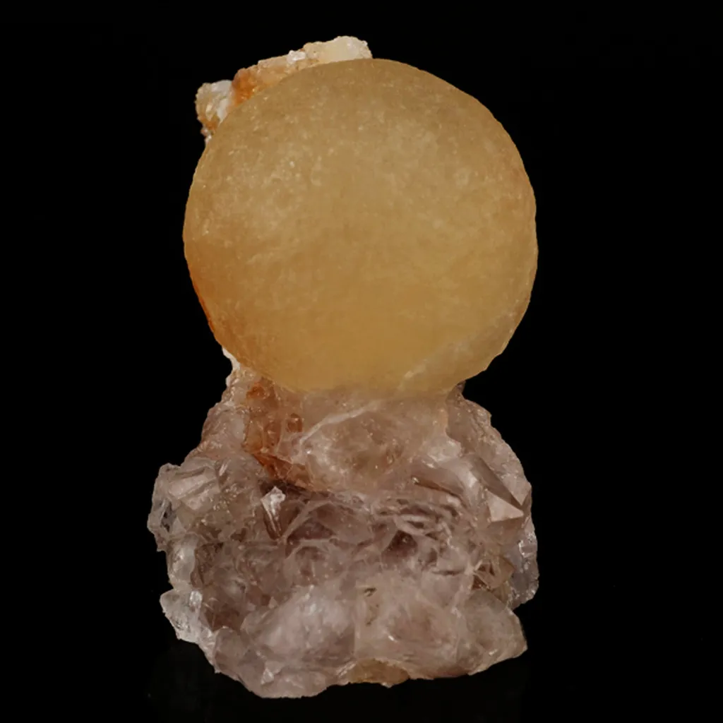 Fluorite on MM Quartz Natural Mineral Specimen image