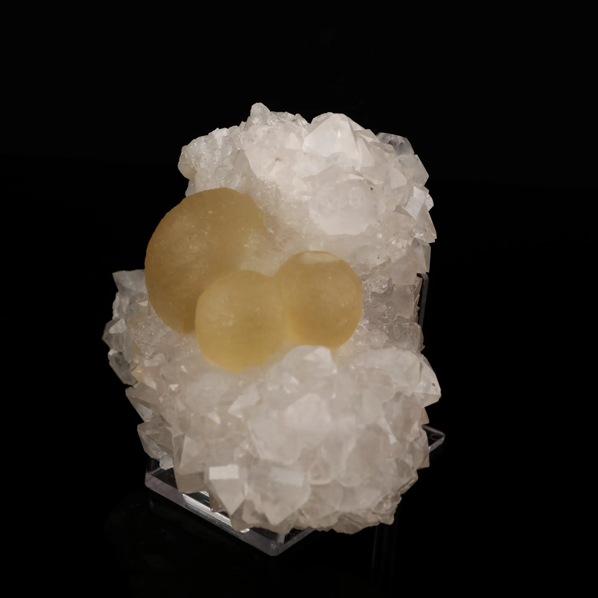 Fluorite on MM Quartz Natural Mineral Specimen - image 3