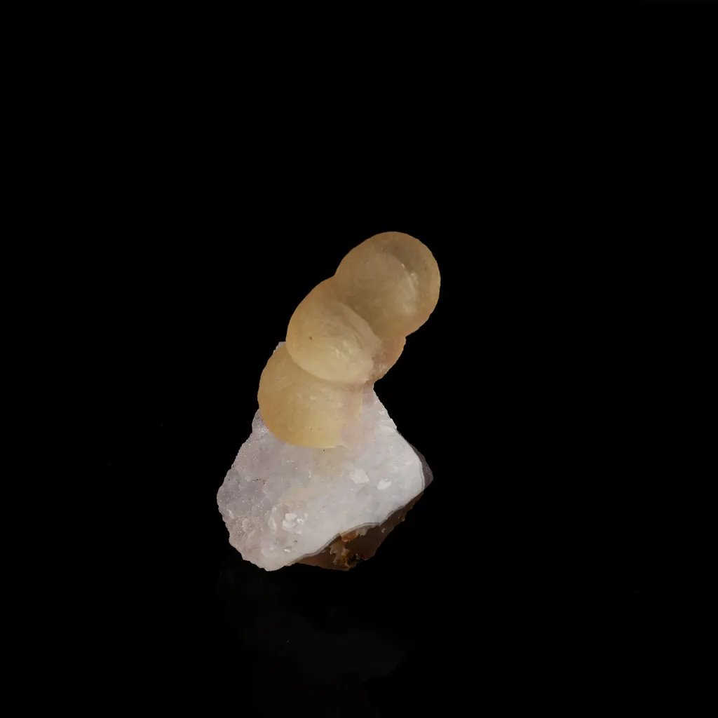 Fluorite on MM Quartz Natural Mineral Specimen image