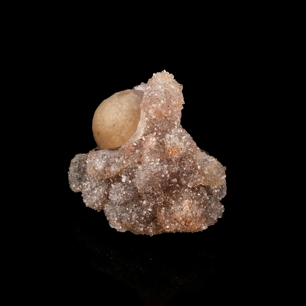 Fluorite on MM Quartz Natural Mineral Specimen - image 2