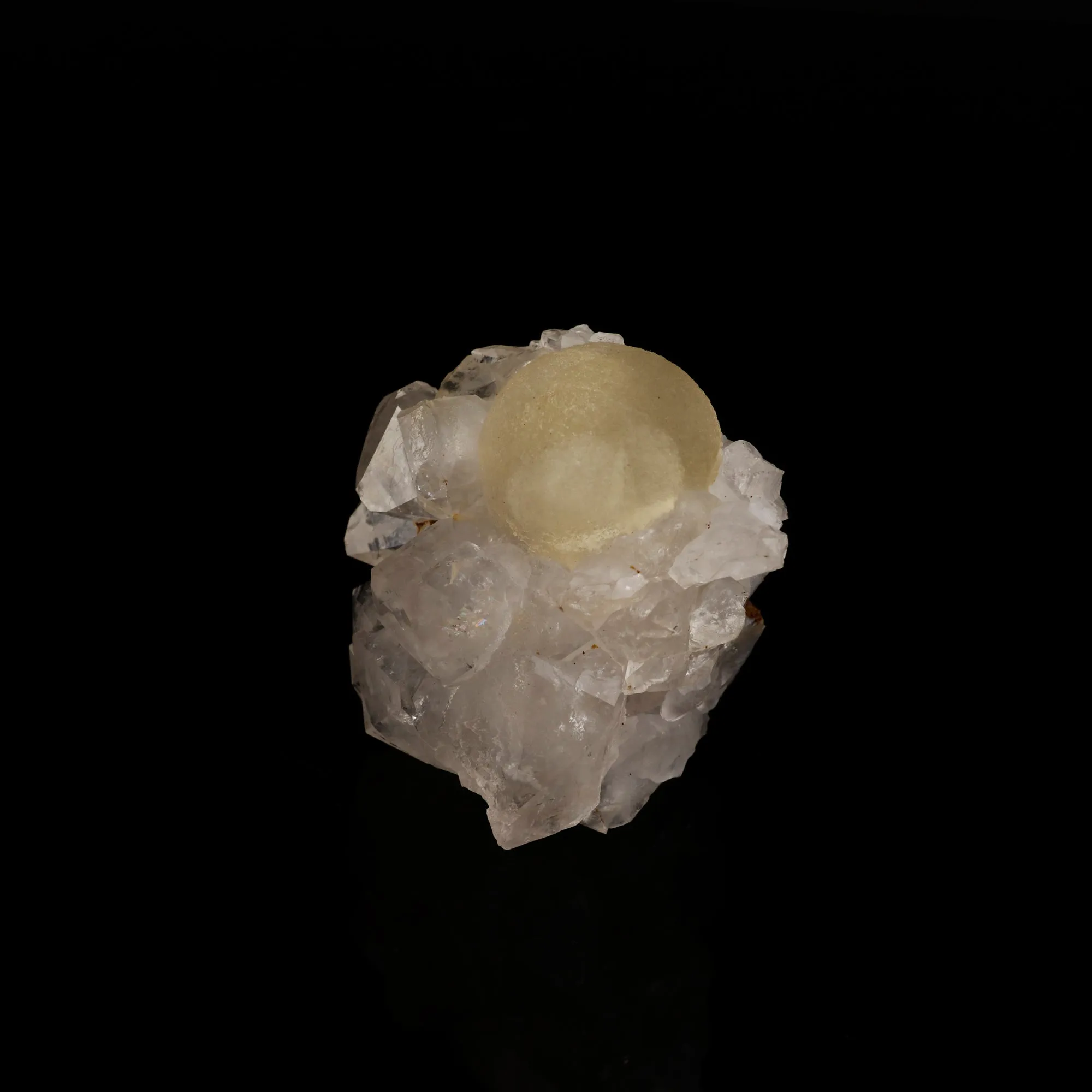 Fluorite on MM Quartz Natural Mineral Specimen - image 2