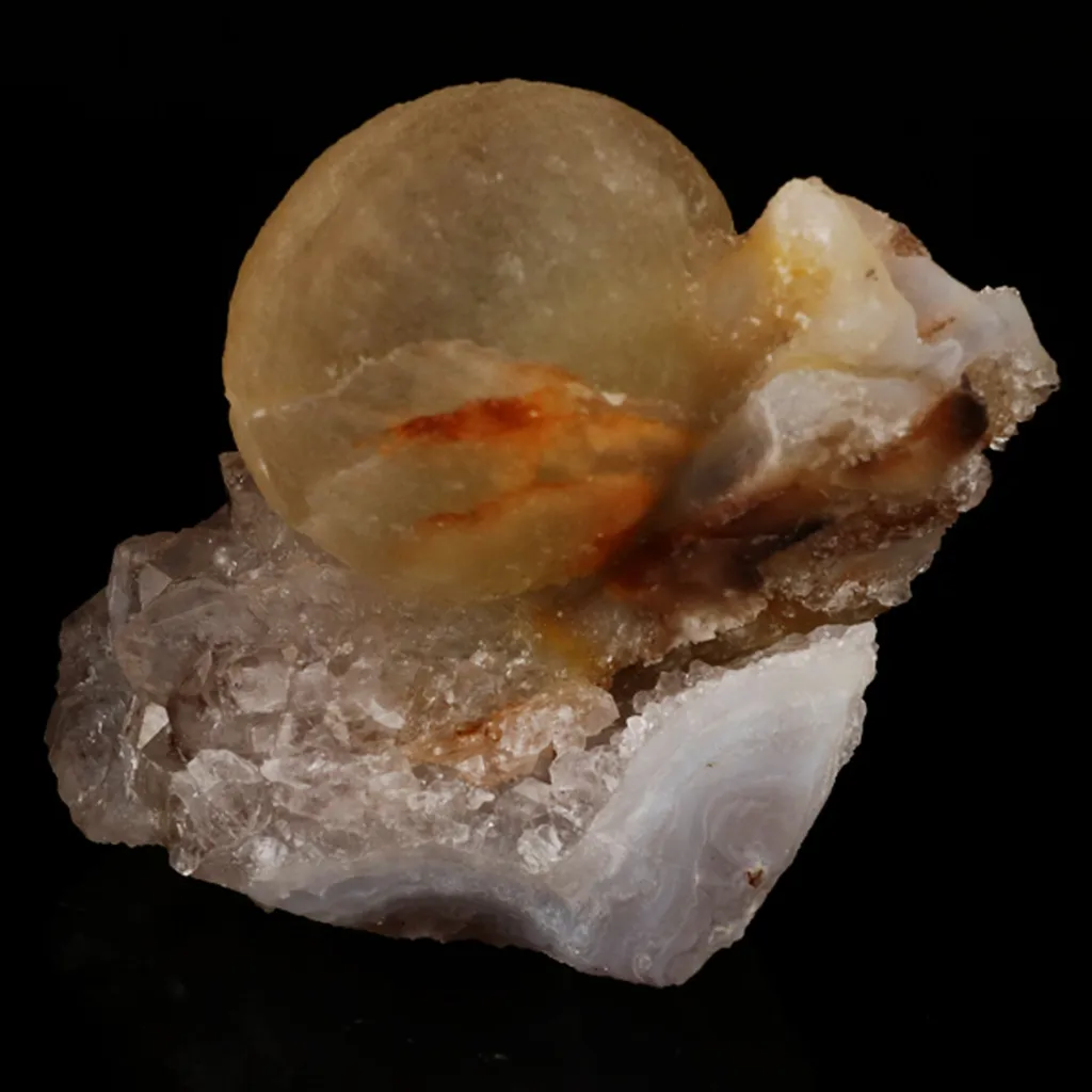 Fluorite on MM Quartz Natural Mineral Specimen - image 7