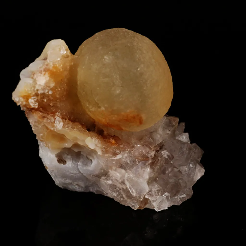 Fluorite on MM Quartz Natural Mineral Specimen - image 4