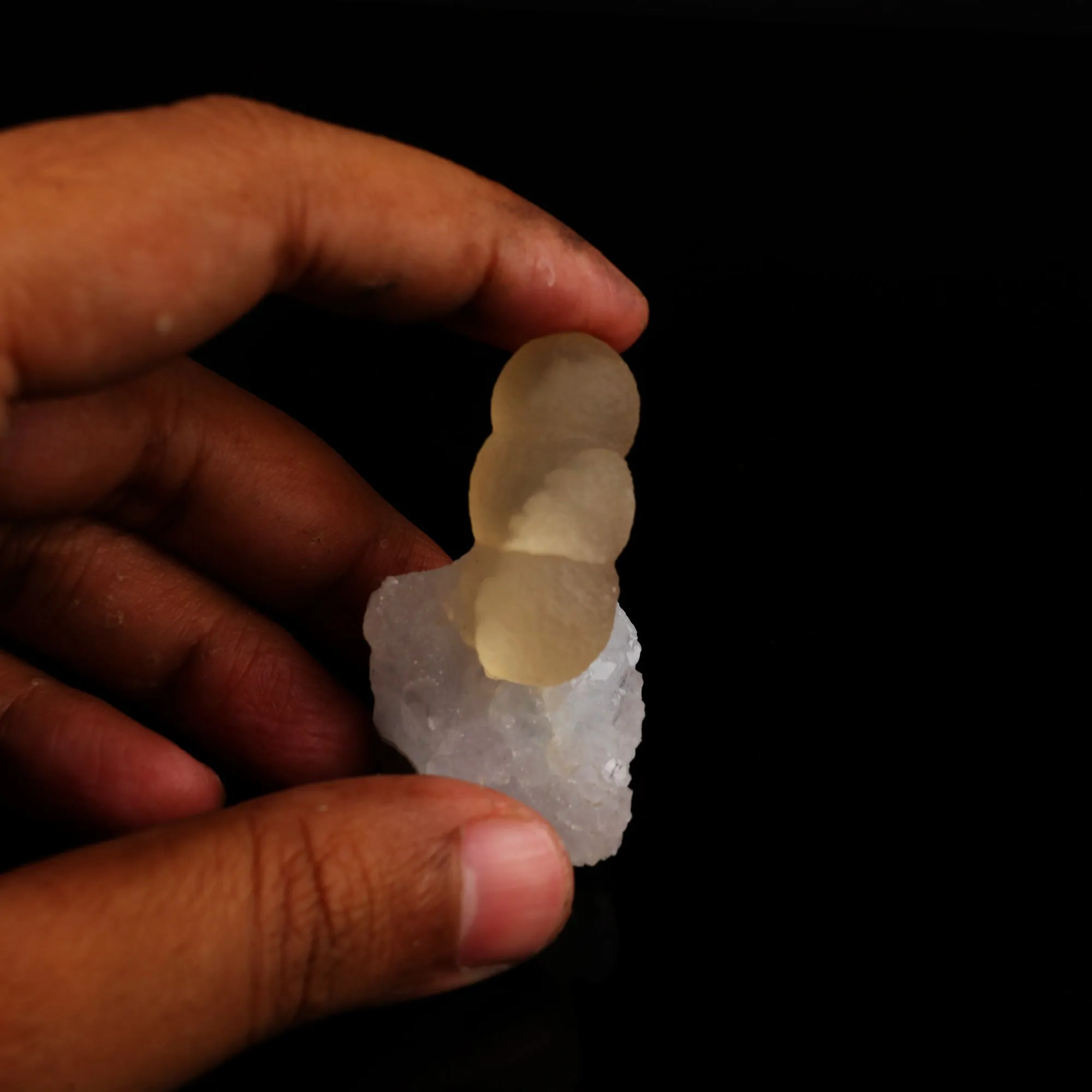 Fluorite on MM Quartz Natural Mineral Specimen - image 4