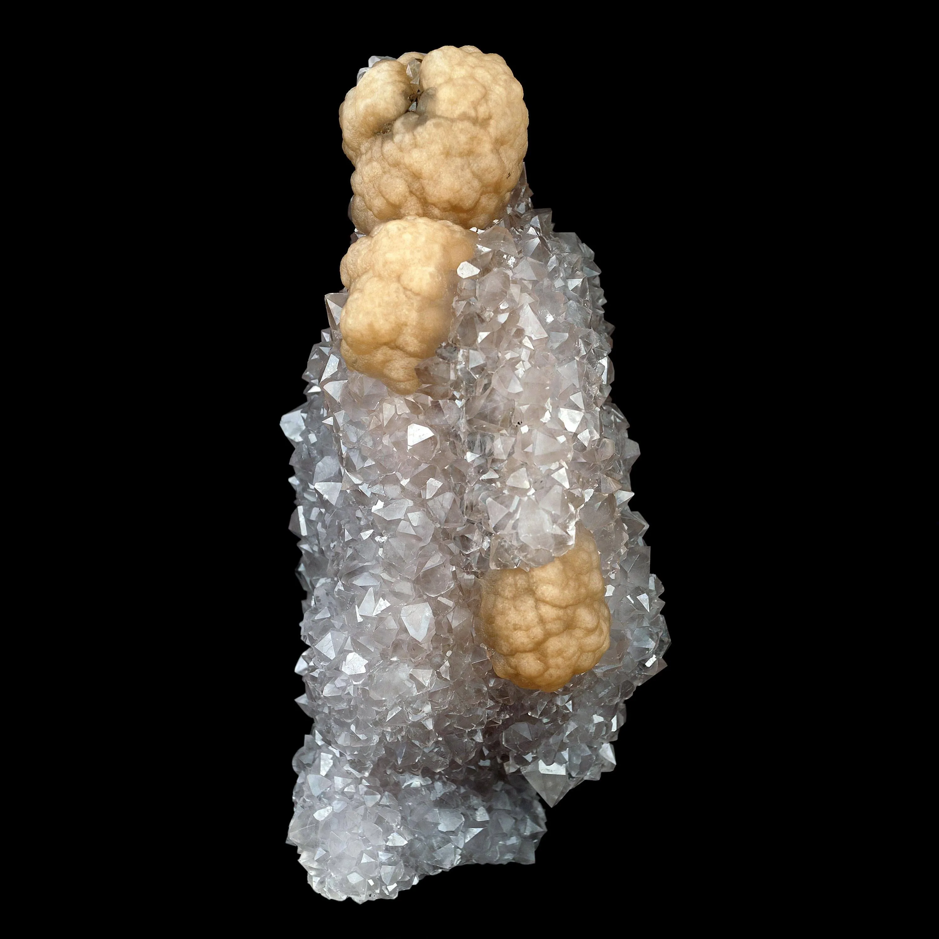 Fluorite on MM Quartz Plate Natural Mineral Specimen - image 1