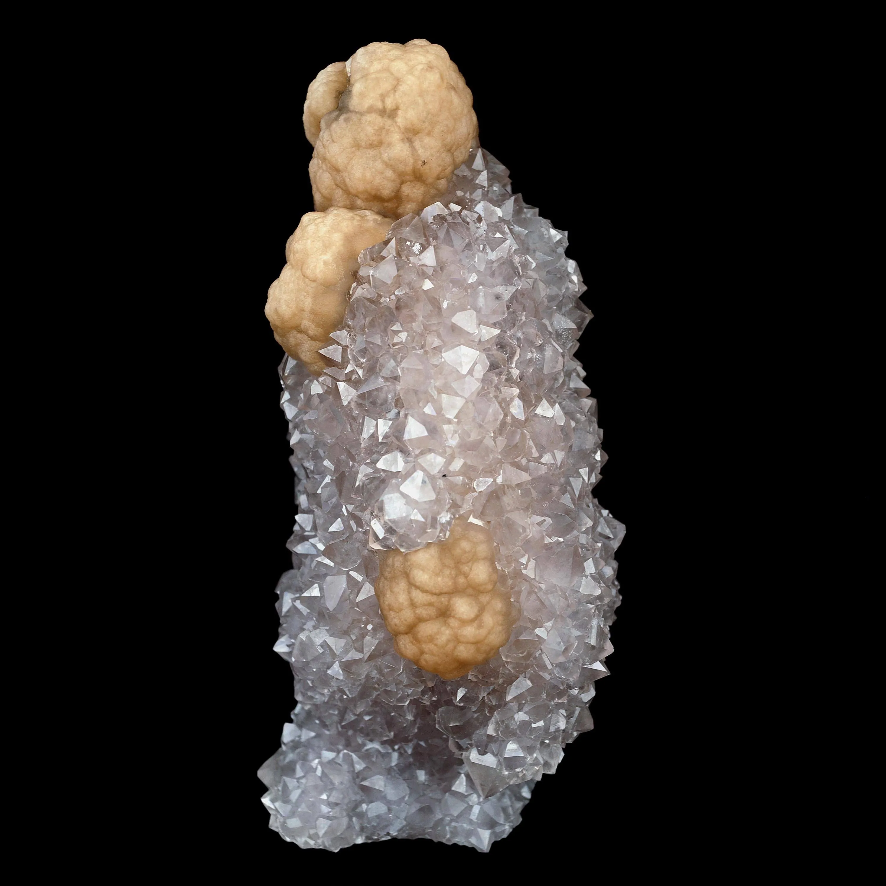 Fluorite on MM Quartz Plate Natural Mineral Specimen - image 2