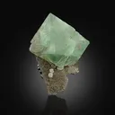 Fluorite on Muscovite - image 1